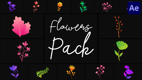Flowers Pack for After Effects