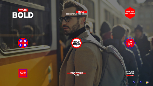 Bold Titles Titles template preview