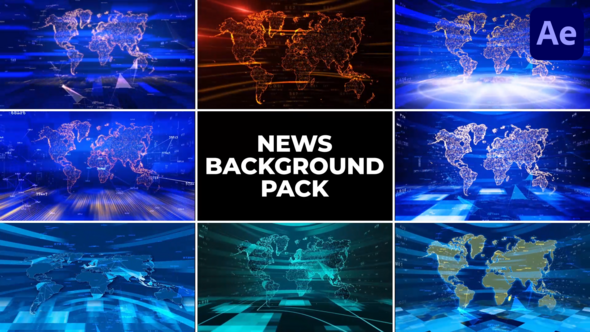 News Background Pack for After Effects