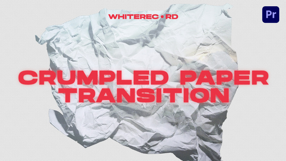 Crumpled Paper Transitions | Premiere Pro