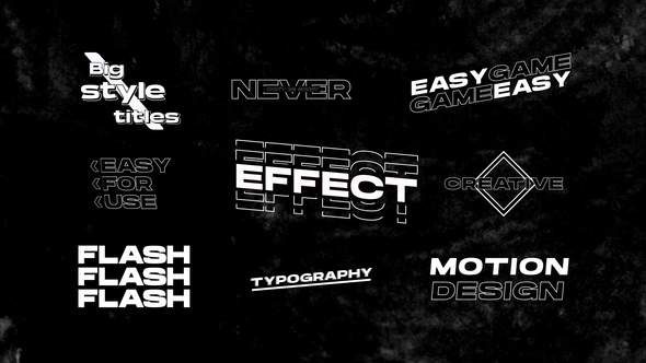 Typography Titles | After Effects