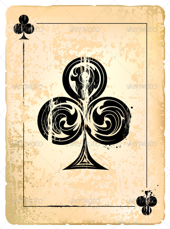 Ace of Clubs by Vecster  GraphicRiver