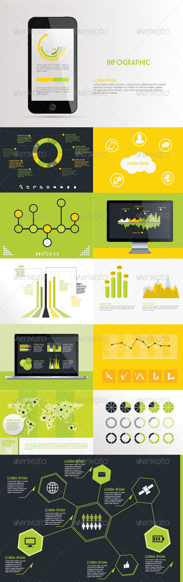 Infographic Kit - Miscellaneous Vectors