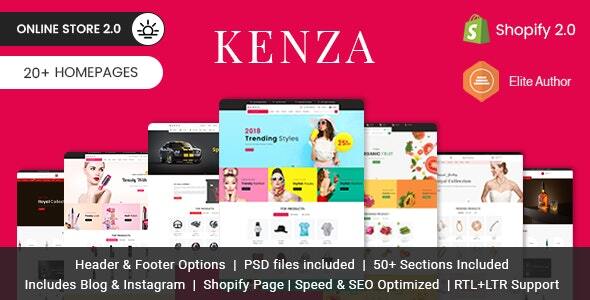 Kenza - Sectioned Multipurpose Shopify Theme by ishithemes | ThemeForest