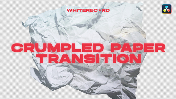 Crumpled Paper Transitions | DaVinci Resolve