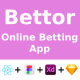 Bettor – Sports E-sports to Casinos Game React Native Figma Sketch XD FREE