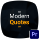 Quotes Titles | Premiere Pro - VideoHive Item for Sale