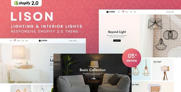 Lison - Lighting & Interior Lights Shopify 2.0 Theme