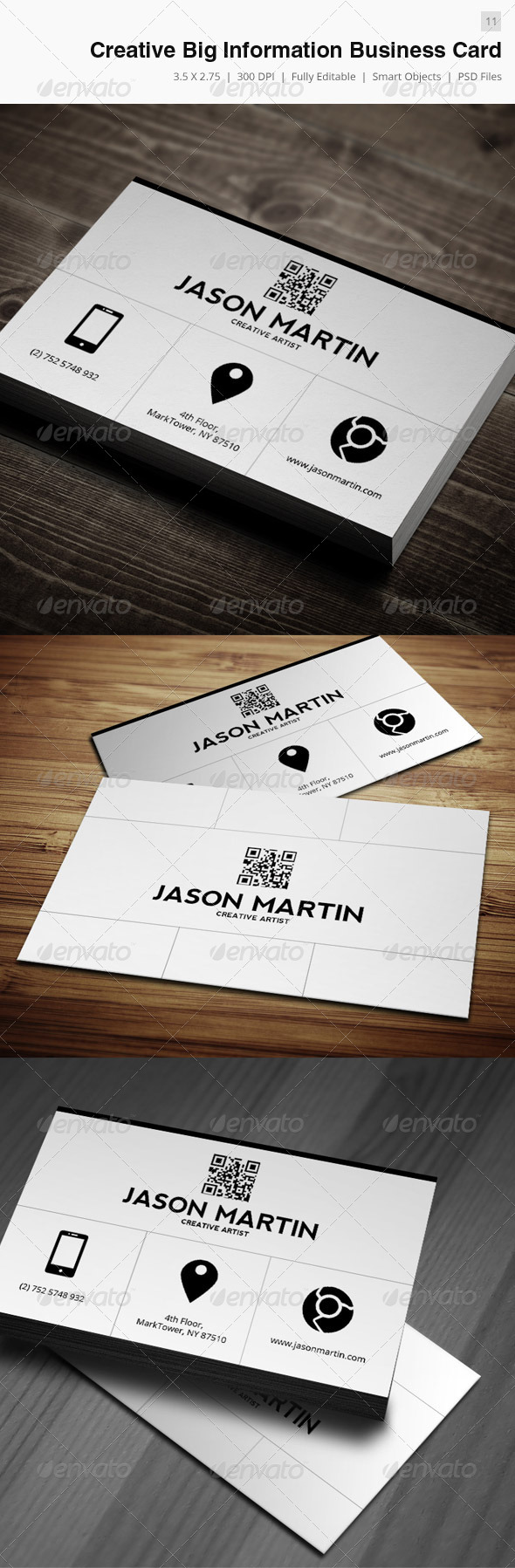 Big Information Business Card - 11 - Creative Business Cards