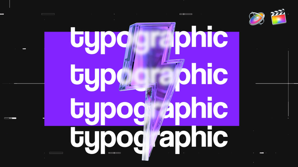 Glass Render Typographic Opener