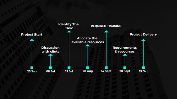 Timeline Titles Titles template preview
