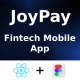 JoyPay | ANDROID + IOS + FIGMA (FREE) | UI Kit | ReactNative | Fintech & Finance & Banking App