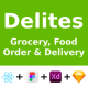Grocery Order Delivery Android iOS Figma XD Sketch React Native Delites