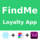 Loyalty App React Native Figma XD FREE Life Time Update FindMe