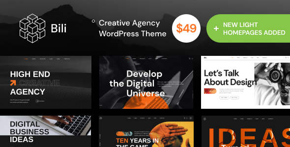 Bili Creative Agency WordPress Theme: Elevate Your Brand Design