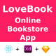 Book Store App UI Kit ReactNative CLI XD Sketch FREE Life Time Update Love Book