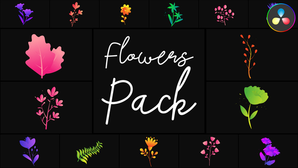 Flowers Pack for DaVinci Resolve