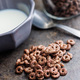 Sweet breakfast cereals on kitchen table. - PhotoDune Item for Sale