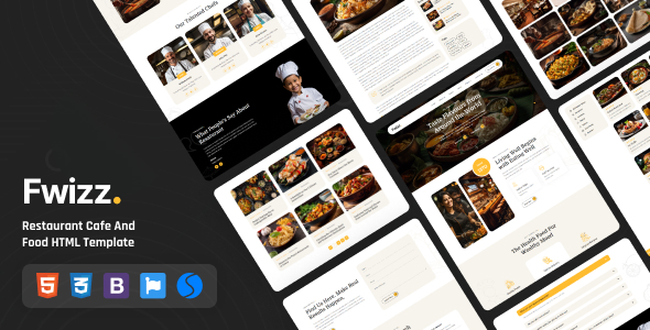 Fwizz - Restaurant Cafe And Food HTML Template