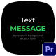 Text Message | Premiere Pro - VideoHive Item for Sale