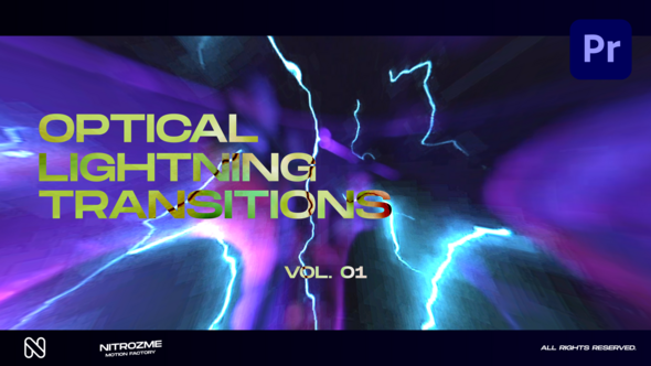 Lightning Optic Transitions Vol. 01 for Premiere Pro