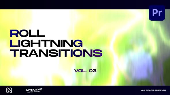 Lightning Roll Transitions Vol. 03 for Premiere Pro