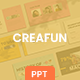 Creafun - Creative Fun Agency PowerPoint Presentation Template