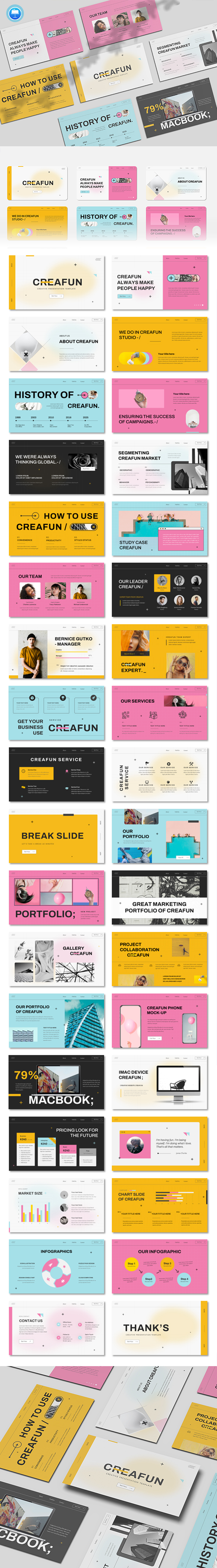 [DOWNLOAD]Creafun - Creative Fun Agency Presentation Template