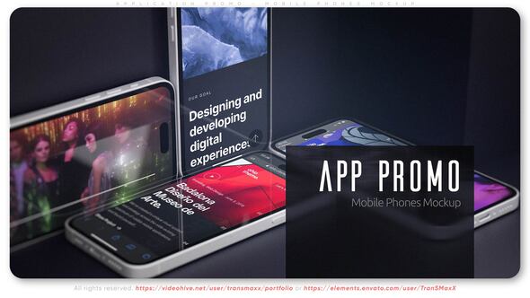 Application Promo - Mobile Phones Mockup