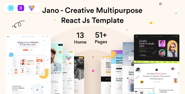 Jano - Multipurpose React Js Template