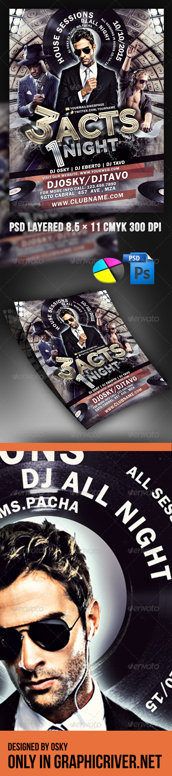 3 Acts 1 Night Party - Clubs & Parties Events