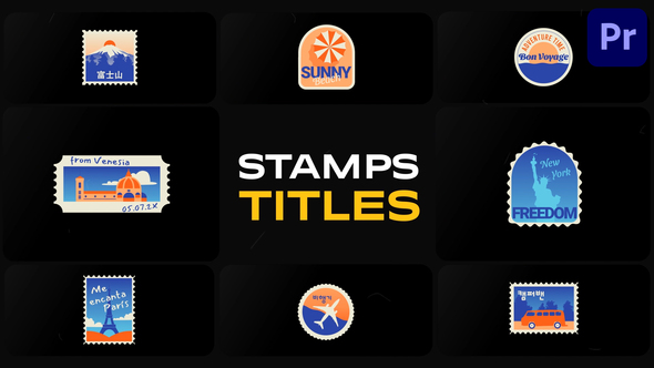 Stamps Titles | Premiere Pro