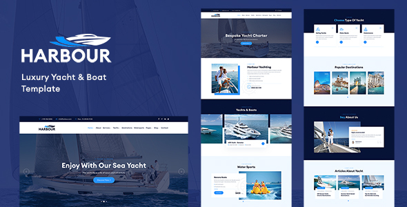 Harbour - Luxury Yacht & Boat Template