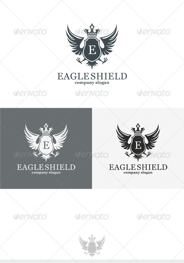 Eagle Shield Logo - Crests Logo Templates