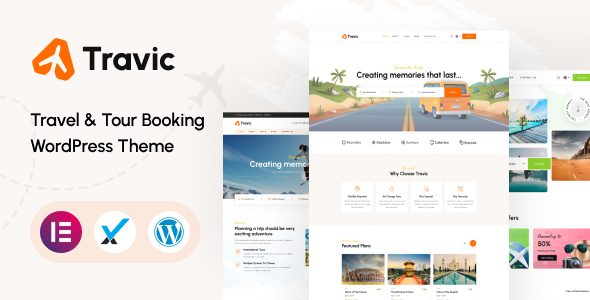 Travic - Tour & Travels Agency WordPress Theme