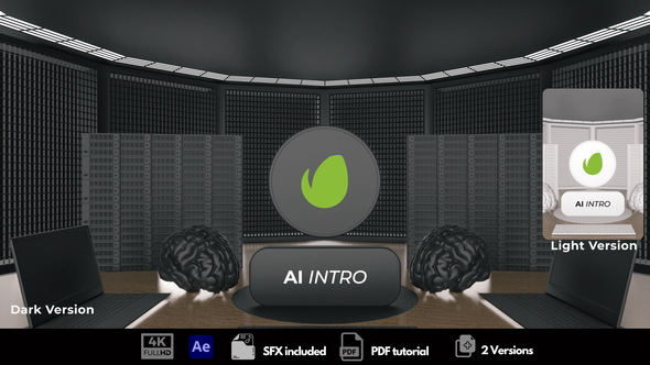 Ai Intro Logo Stings template preview