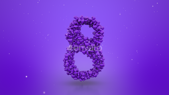 Women's Day Logo Reveal Logo Stings template preview