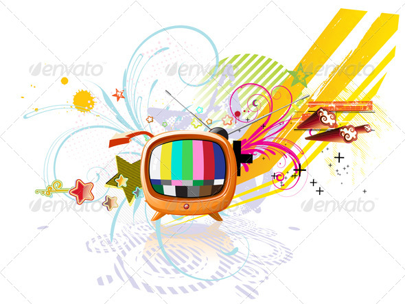 Retro TV - Conceptual Vectors