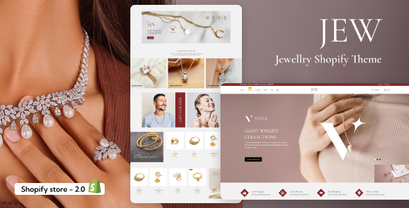 [DOWNLOAD]Jew - Modern Jewelry Store Shopify Theme