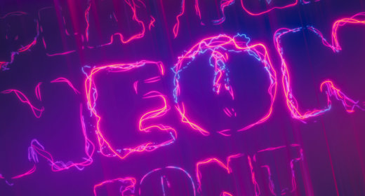 Electric Neon Font