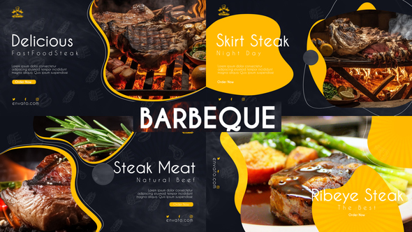 Barbecue Food Promo Product Promo template preview