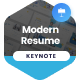 Modern Resume Keynote