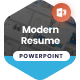 Modern Resume PowerPoint