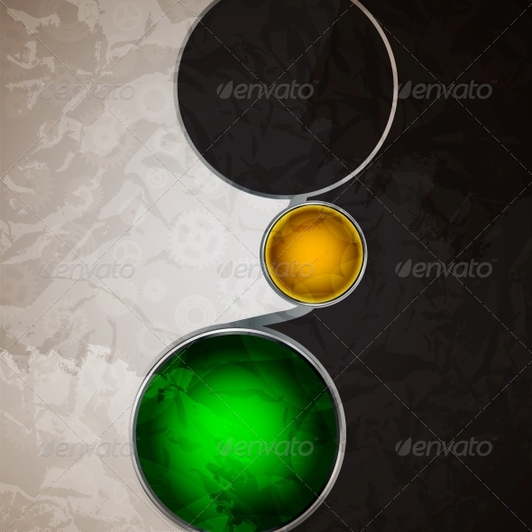 Abstract Background with Glass Balls as Vector - Miscellaneous Vectors