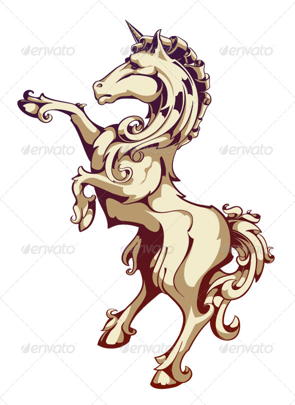 Vintage Horse - Vectors