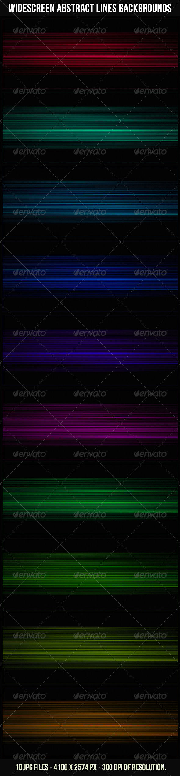 Widescreen Abstract Lines Backgrounds - Tech / Futuristic Backgrounds