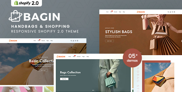 [DOWNLOAD]Bagin - Handbags & Shopping Responsive Shopify 2.0 Theme