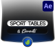 Sport Tables and Elements for After Effects