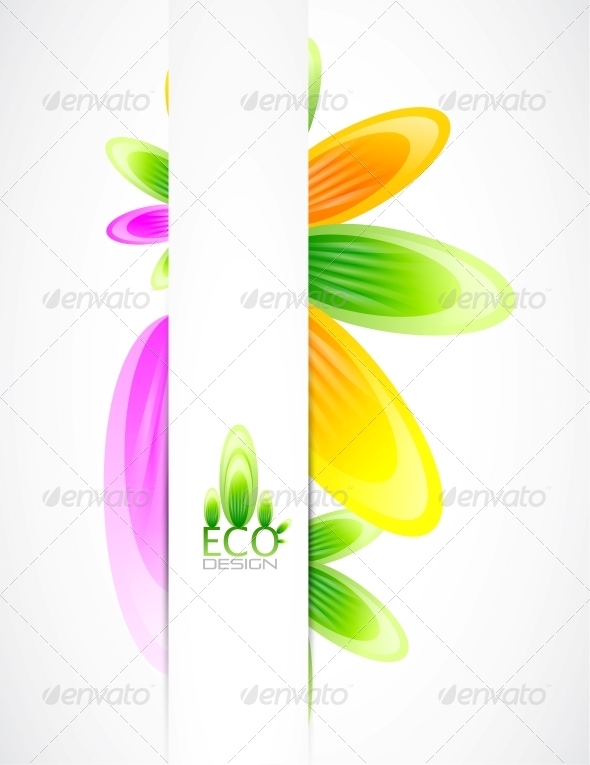 Abstract Flowers Vector Background - Miscellaneous Vectors