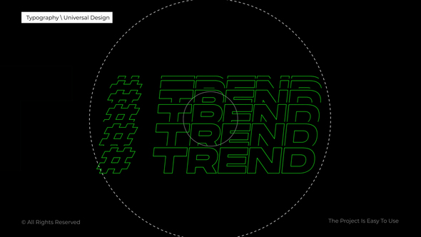 Text Animation_AE Titles template preview